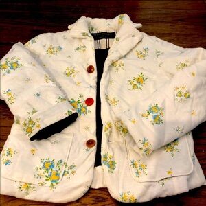 Size 5/6 Fith works floral blazer soft and sweet